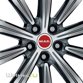 MAK Birmingham (Gun Metal Mirror Face) R19 8.0j 5x108.0 ET45.0 DIA63.4