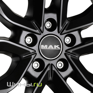 MAK Highlands (Matt Black) R21 9.5j 5x120.0 ET49.0 DIA72.6