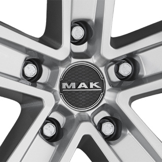 MAK Stone 5 (Silver) R17 7.0j 5x120 ET55.0 DIA65.1