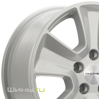 Khomen KHW1601 (F-Silver) R16 6.5j 5x114.3 ET50.0 DIA66.1
