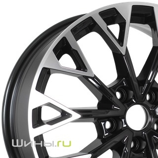 Khomen KHW1718 (Black-FP) R17 7.0j 5x114.3 ET47.0 DIA66.1