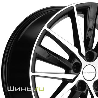 Khomen KHW1807 (Black-FP) R18 8.0j 5x108 ET47.0