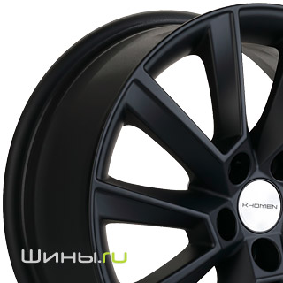 Khomen KHW1507 (Black Matt) R15 6.0j 5x100.0 ET40.0 DIA57.1
