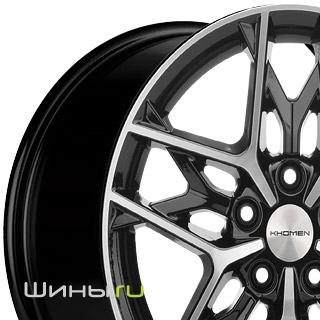 Khomen KHW1709 (Black-FP) R17 7.0j 5x108 ET45.0