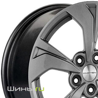 Khomen KHW1724 (Gray) R17 7.0j 5x108 ET40.0 DIA54.1