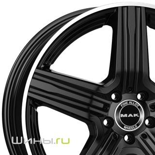 MAK Lewis (Gloss Black Mirror Ring)