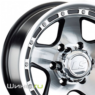 LS Wheels LS-870 (BKF) R16 8.0j 6x139.7 ET-10 DIA106.1