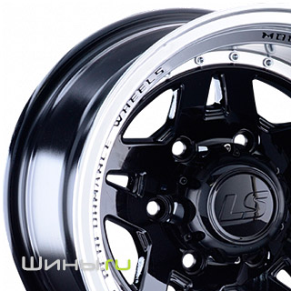 LS Wheels LS-878 (BKL) R16 10.0j 5x139.7 ET-44 DIA108.1