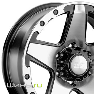 LS Wheels LS-1284 (BKF) R17 8.0j 6x139.7 ET30.0