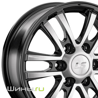 LS Wheels LS-1287 (BKF) R17 7.0j 6x139.7 ET30.0 DIA106.1