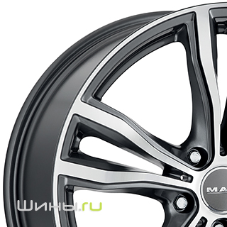 MAK X-Mode (Gunmetal Mirror Face) R21 9.5j 5x112.0 ET37.0 DIA66.6