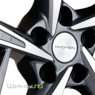 Khomen KHW1716 (Gray-FP) R17 7.0j 5x110 ET40.0 DIA67.1