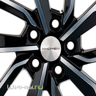 Khomen KHW1703 (Black-FP) R17 7.0j 5x114.3 ET45.0