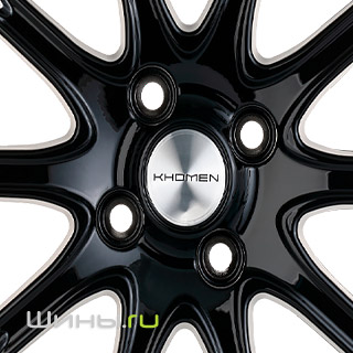 Khomen KHW1707 (Black-FP) R17 6.5j 4x100 ET43.0