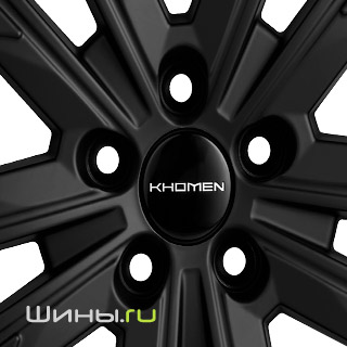 Khomen KHW1905 (Black Matt) R19 7.5j 5x108 ET46.0 DIA63.4