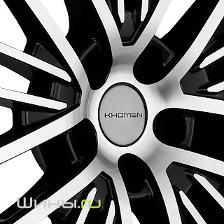 Khomen KHW2009 (Black-FP) R20 8.5j 5x108 ET46.0 DIA63.4