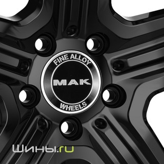 MAK Lewis (Gloss Black Mirror Ring)