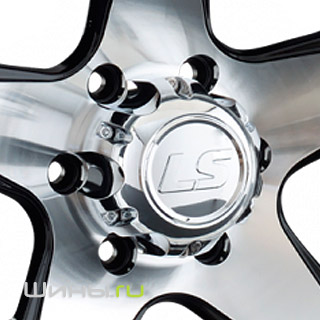 LS Wheels LS-870 (BKF) R16 8.0j 6x139.7 ET-10 DIA106.1