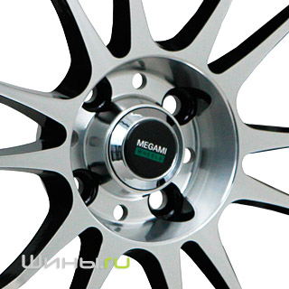 Megami MGM-3 (BKF) R15 6.0j 4x100.0 ET50.0 DIA60.1