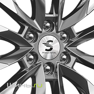 Premium Series KP007 (Diamond Gloss Graphite) R20 8.0j 6x139.7 ET60.0 DIA95.1